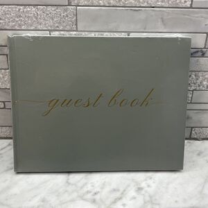 New elegant sage green Wedding Guest Book  For Wedding, Baby Shower, graduation